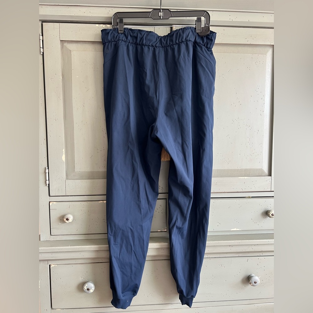 Lululemon Athletica Blue Track Pants with Elastic Waistband